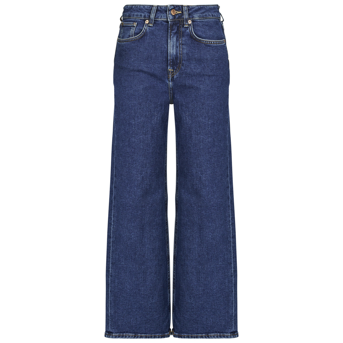 Pepe jeans - STRAIGHT JEANS UHW LEXA - Marine