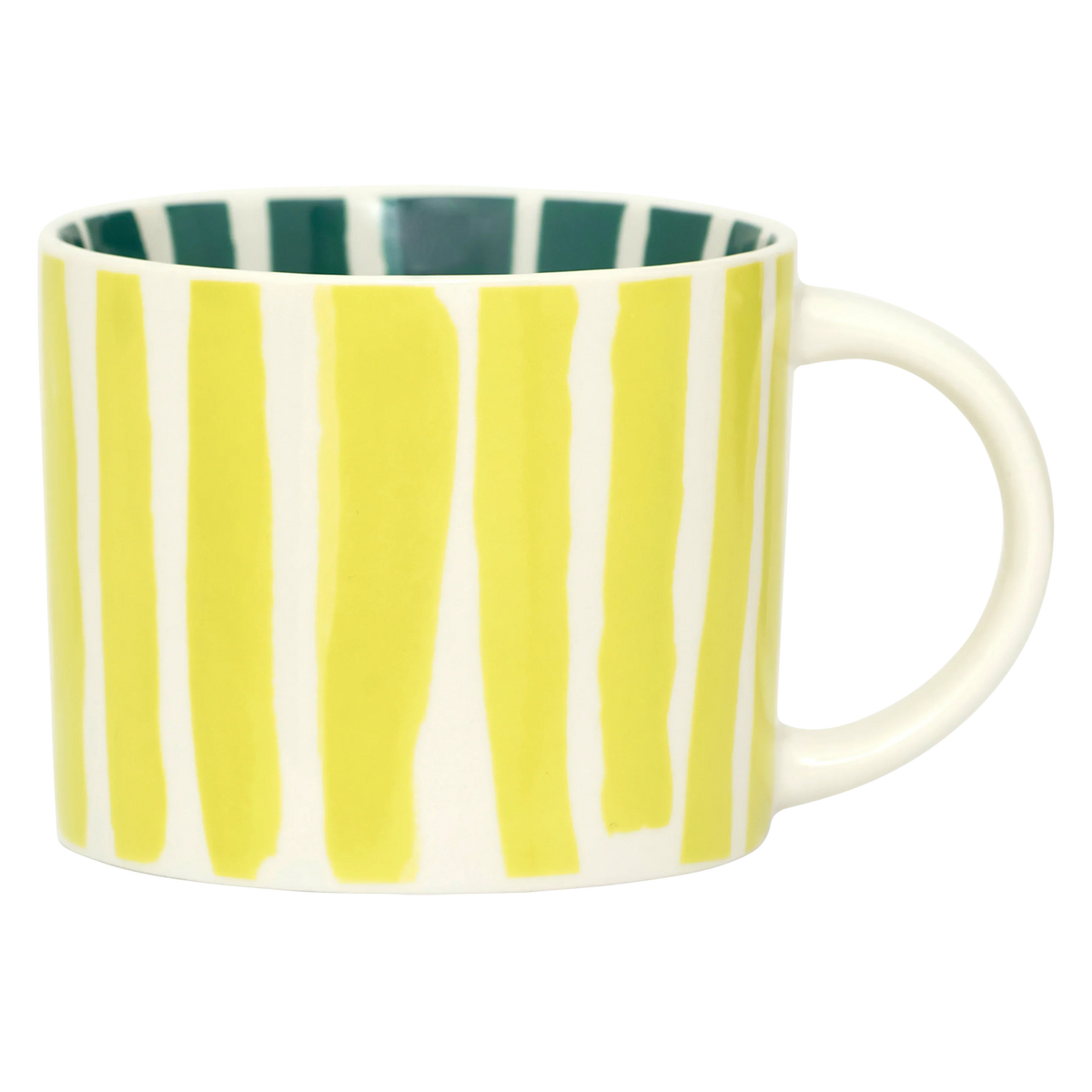 Urban Nature Culture LINDA. x UNC mok Tazza - with printed stripes inside & outside A - Ø 14.5 * 10.5 * 8.5 CM