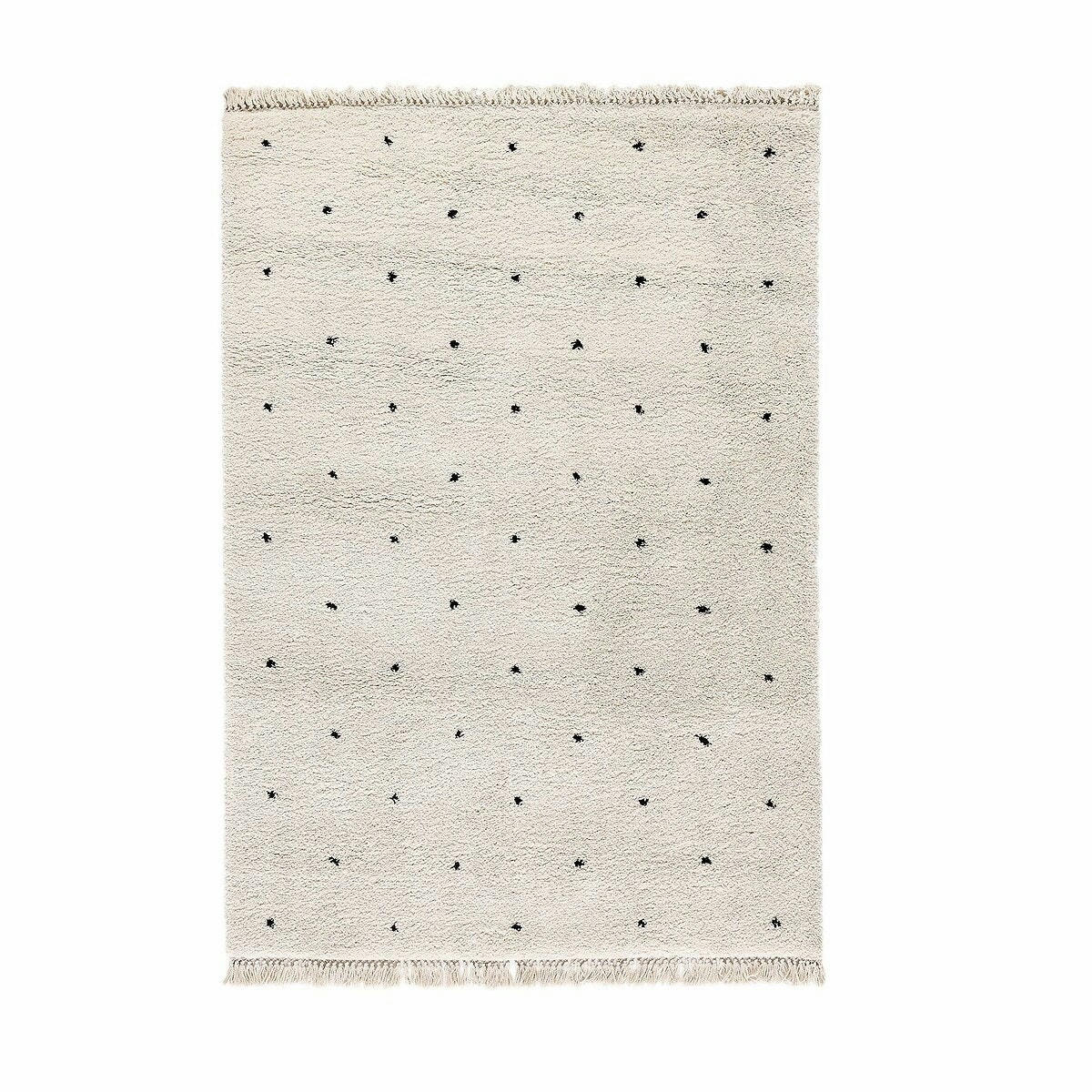 Tapis style berbère petits motifs pois Ava