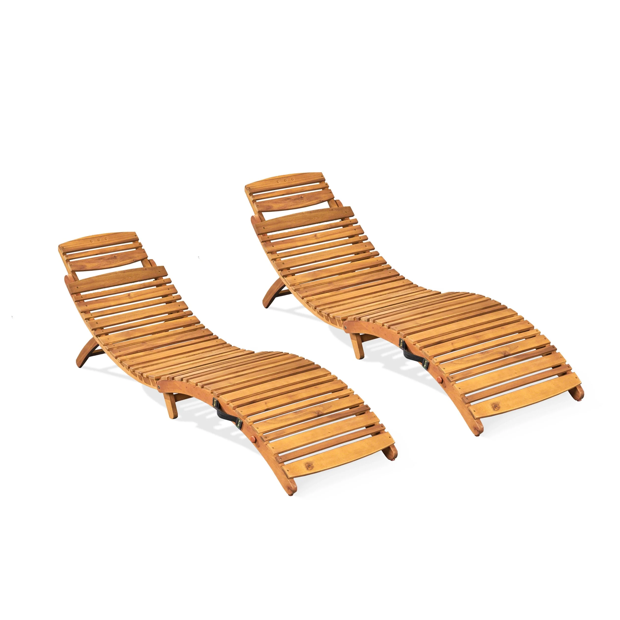 Lahaina Acacia Chaise Lounges (Set of 2) by Christopher Knight Home