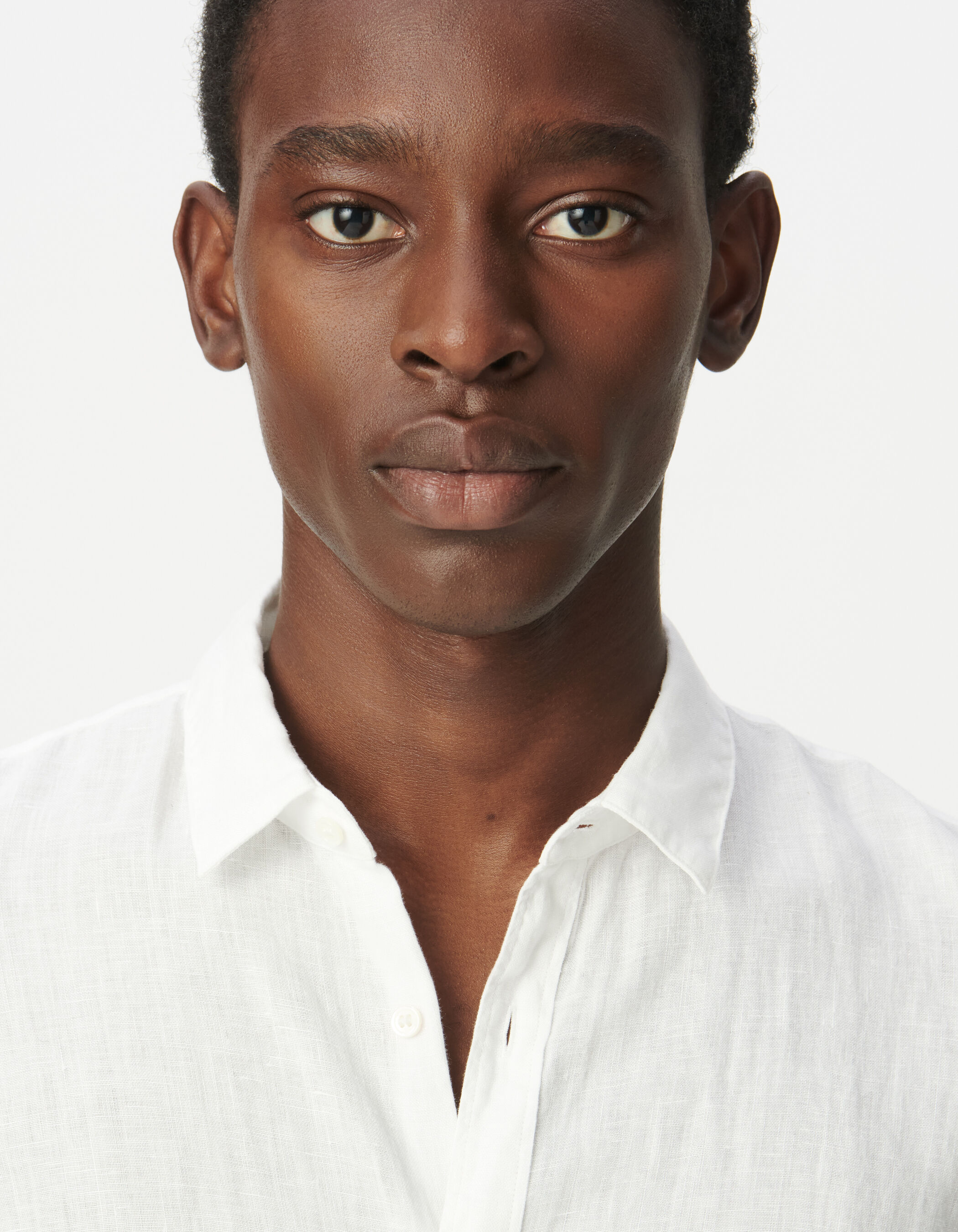 Chemise SLIM blanche 100% lin Homme