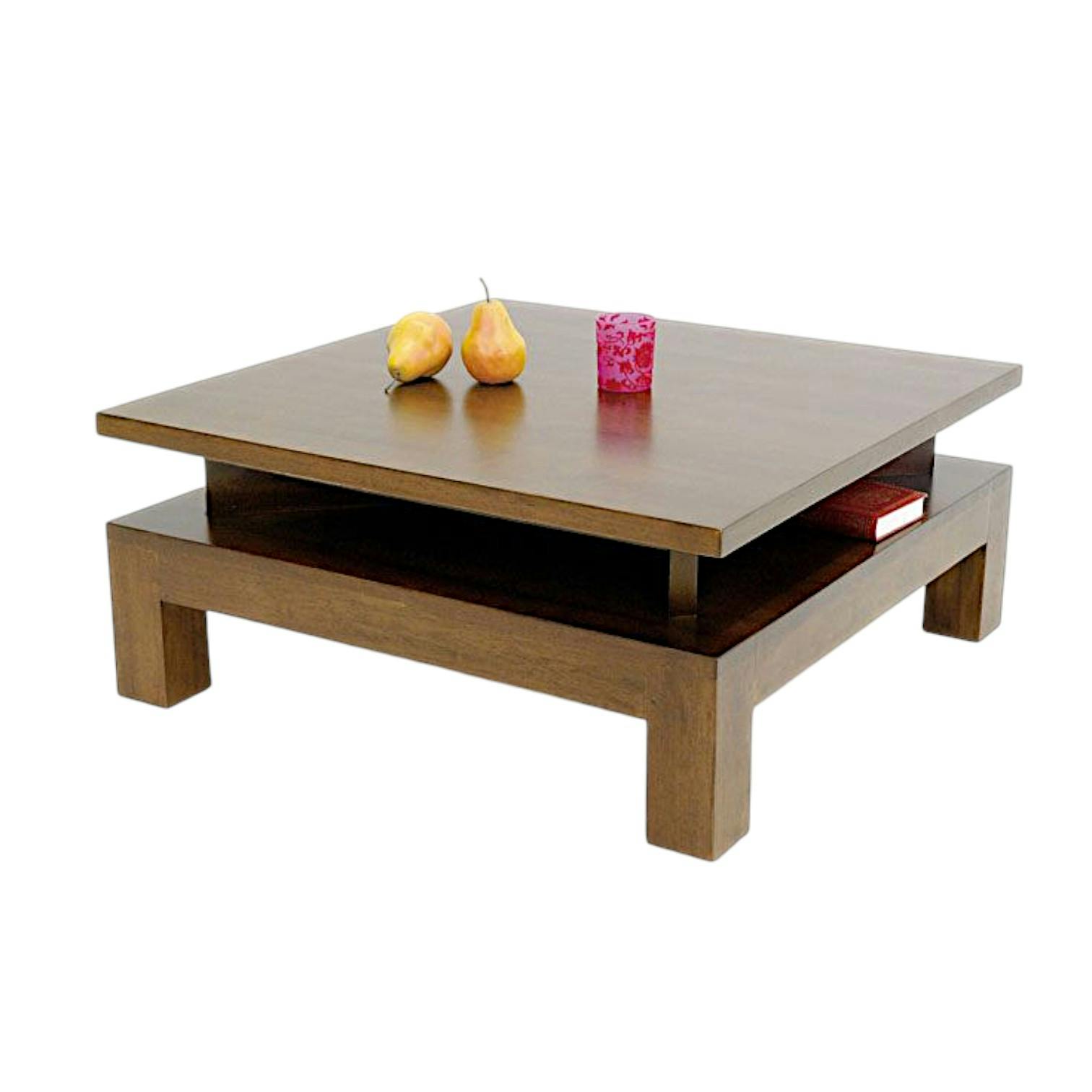 Table basse hévéa 80CM HELENA