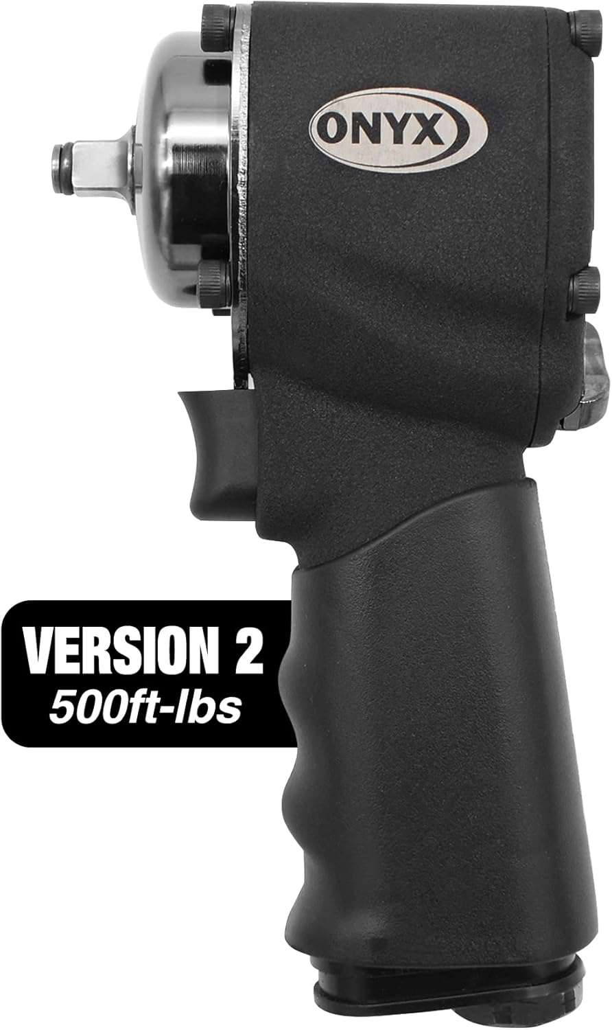 Astro Pneumatic Tool 1828 Onyx 3/8 Nano Impact Wrench v2-500ft/lb