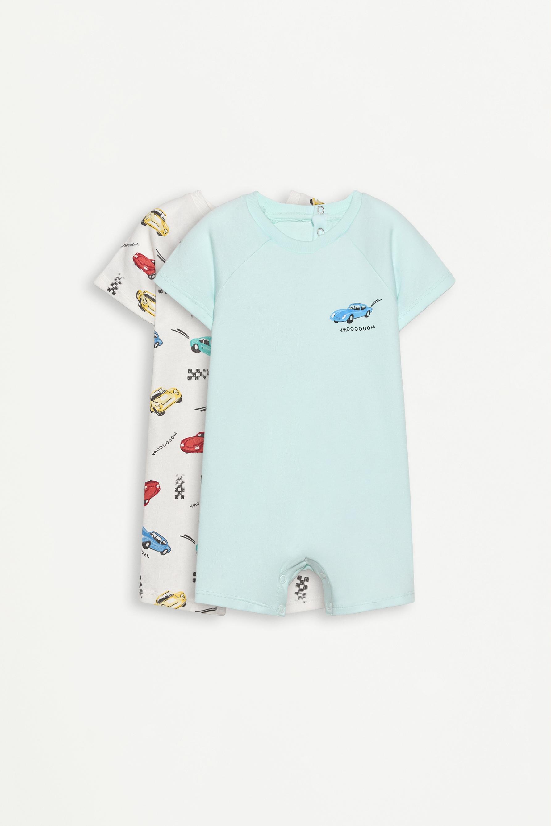 Pack 2 pijamas cortos enteros