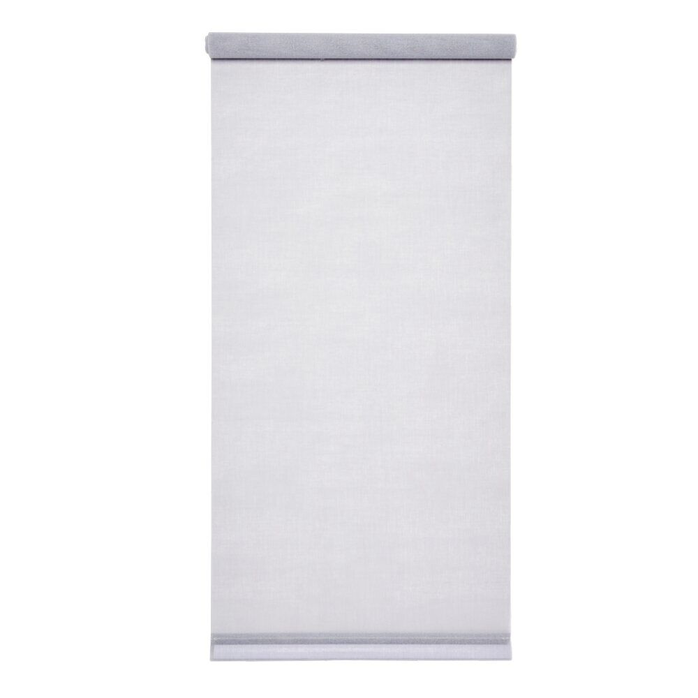Store enrouleur tamisant gris 37x160cm - chaÎnettes et fixations fournies - 2 systèmes de fixation avec ou sans perçage