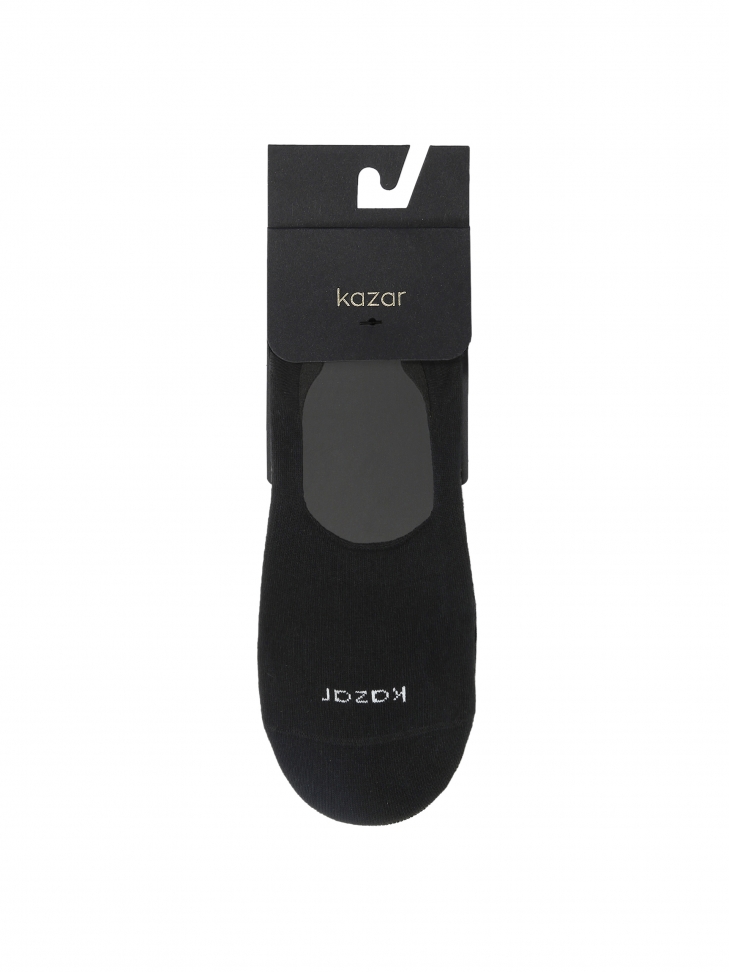 Ladies' black no-show socks