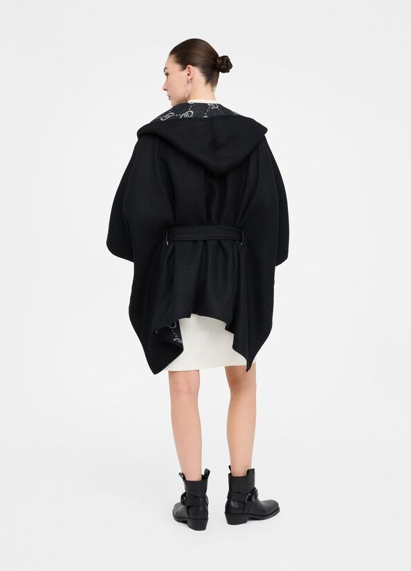 Poncho con cappuccio