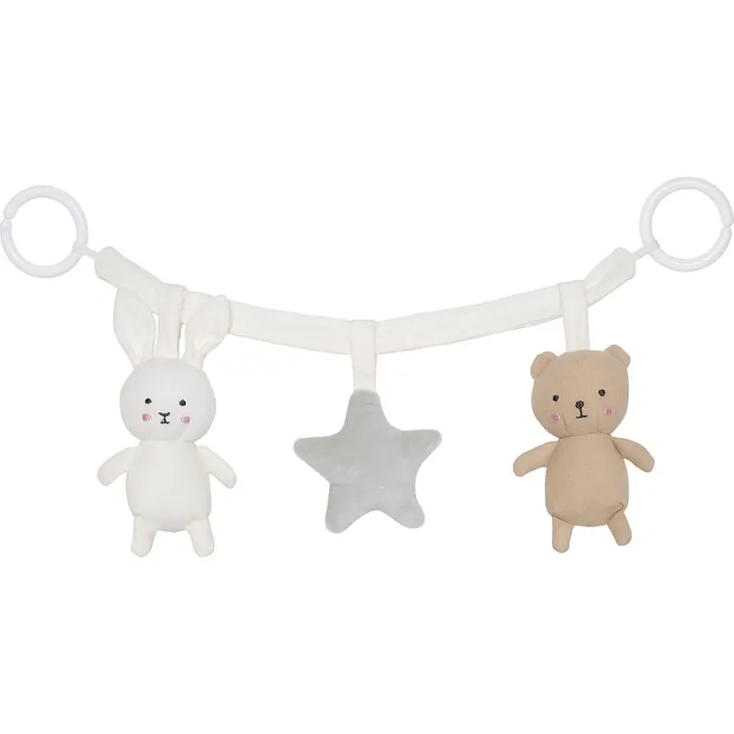 Kinderwagenkette Teddy & Hase