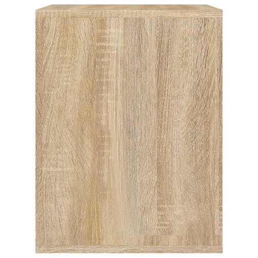 NNEVL Wall-mounted Bedside Cabinet Sonoma Oak 50x36x47 cm