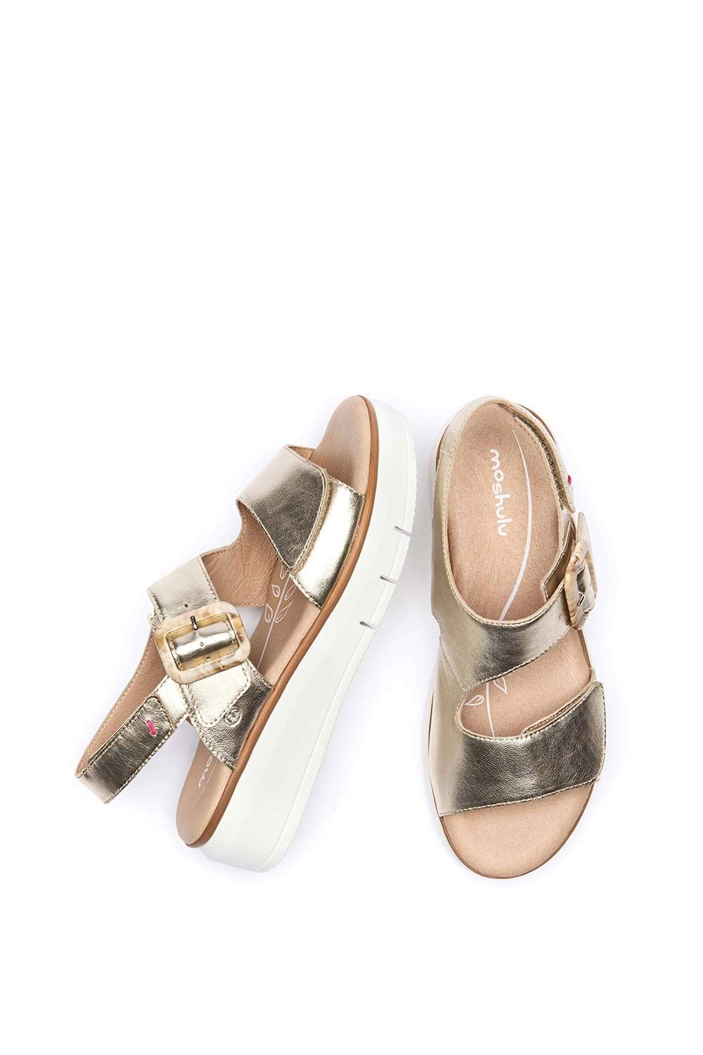 Moshulu Perran' Platform 3 strap sandals