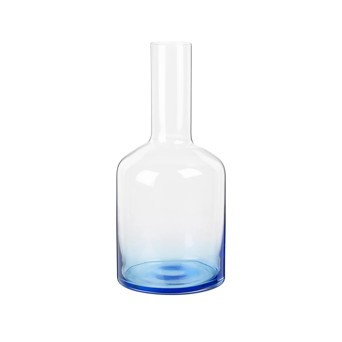Broste Copenhagen - Hue Karaffe 1.1 l, clear / blue