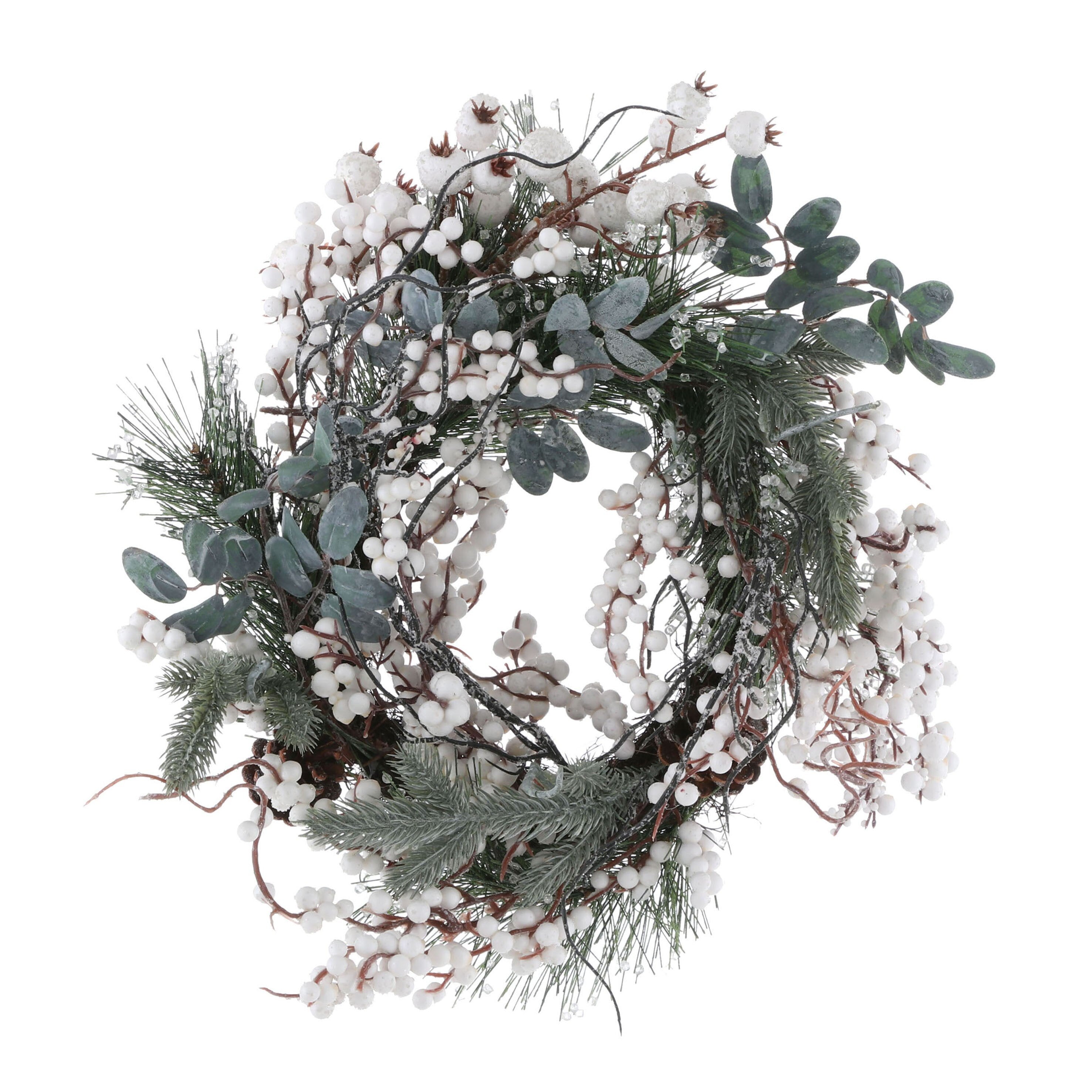 House of Seasons Hardy Kerstkrans - Ø40 cm - Groen
