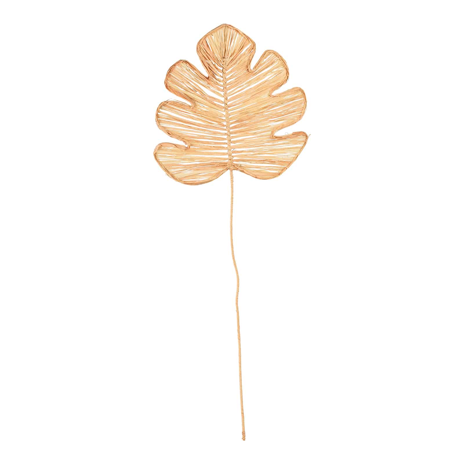 Deko-Objekt Blatt Beige,H 220 mm