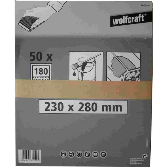 Schleifpapierbogen, Farbe/Lack 230x280 mm K180