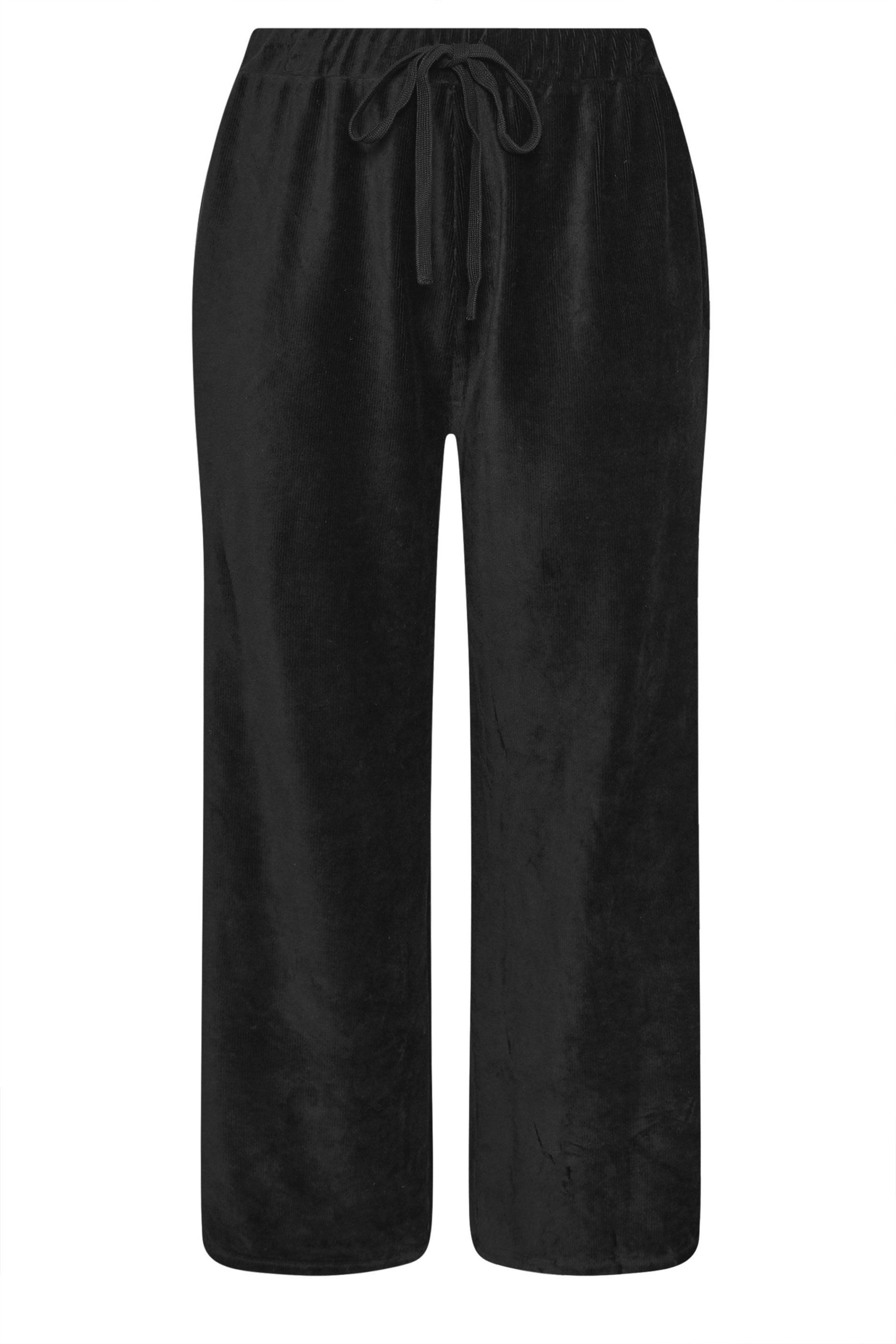Yours Cord Drawstring Wide Leg Trousers