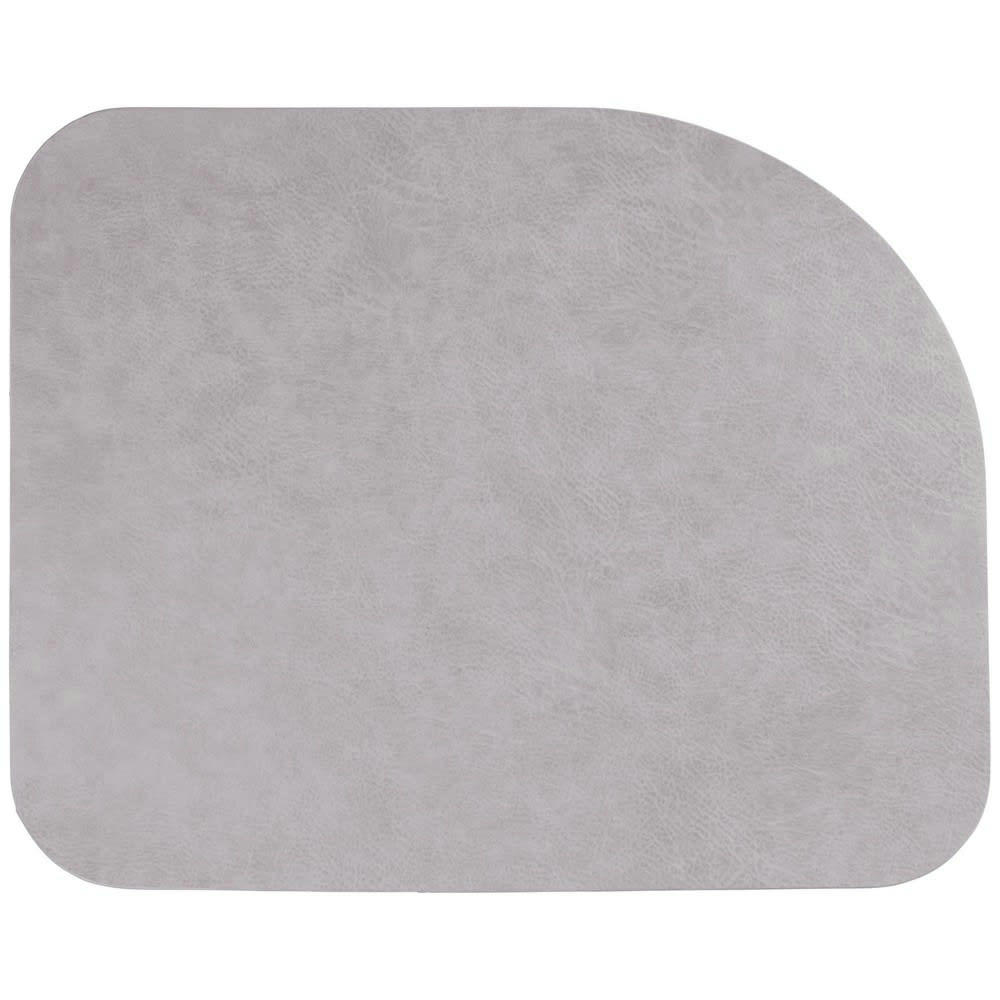 VEGAN - Set de table cuir vegan organique gris nuage 46x37cm