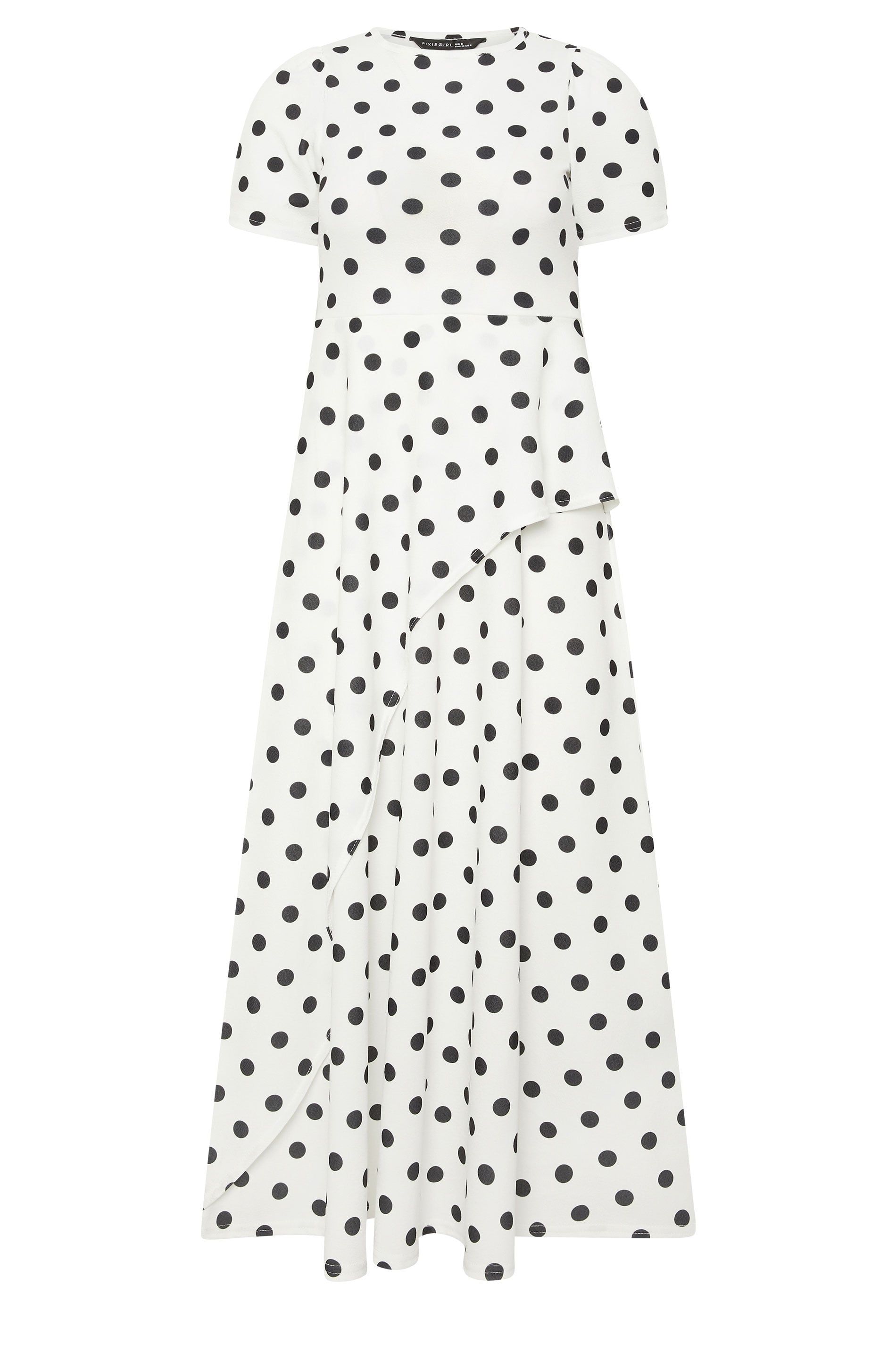 PixieGirl Petite Spot Maxi Dress