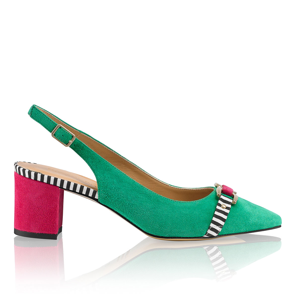 Russell & Bromley LINK UP Snaffle Trim Slingback