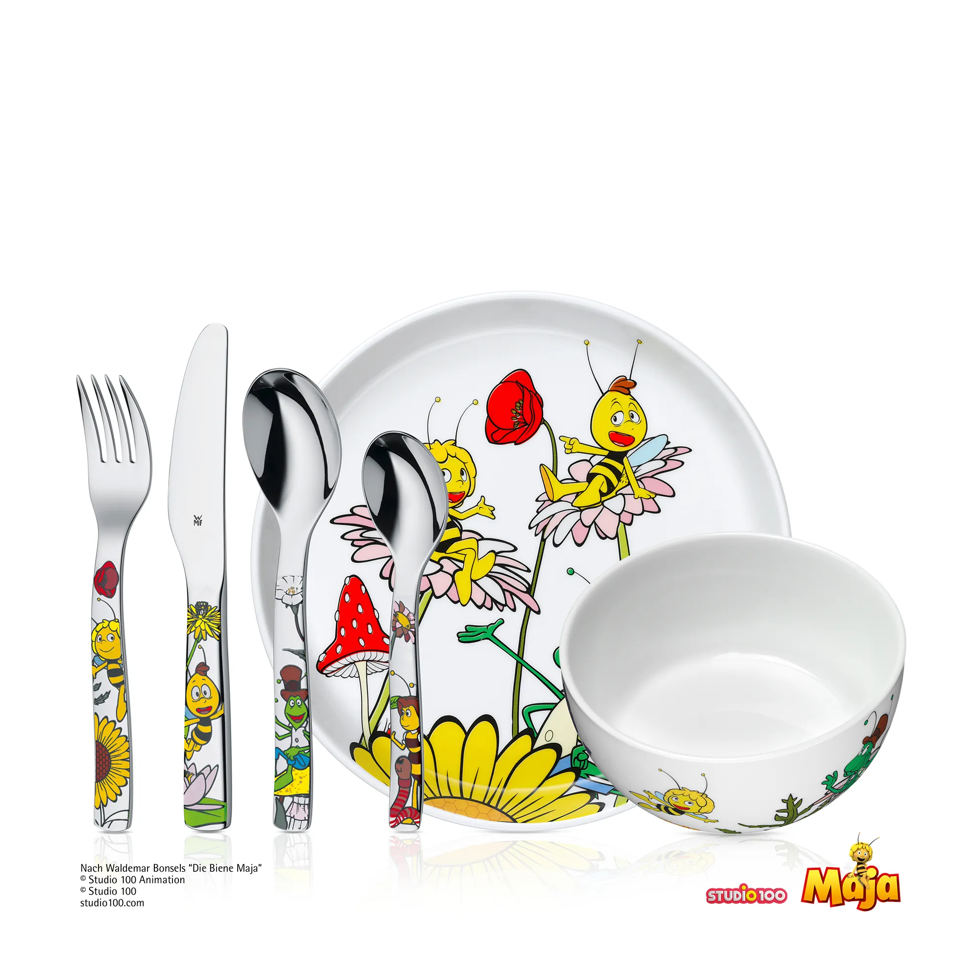 Kids cutlery set Maya the Bee, 6-piece