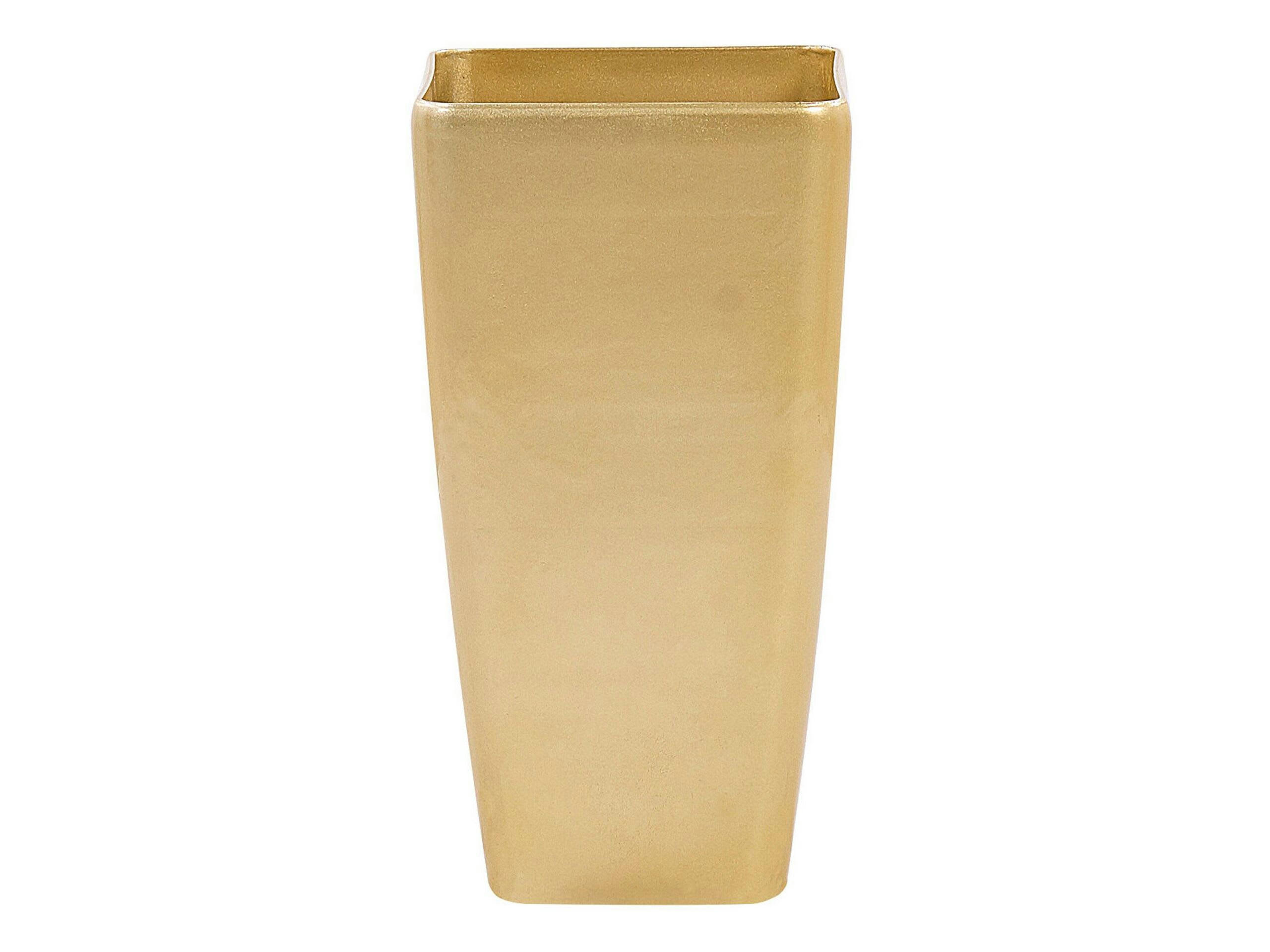 MODI - Cache-pot d'extérieur en pierre doré H57