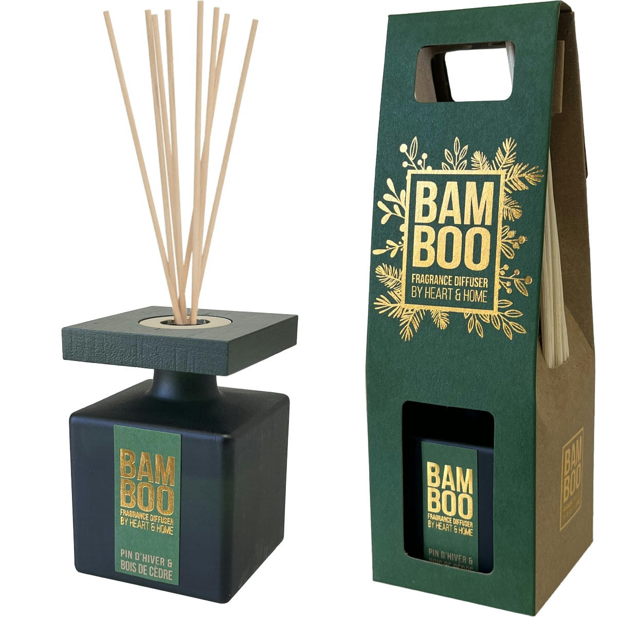 - Diffuseur à bâtons éco responsable Heart and Home