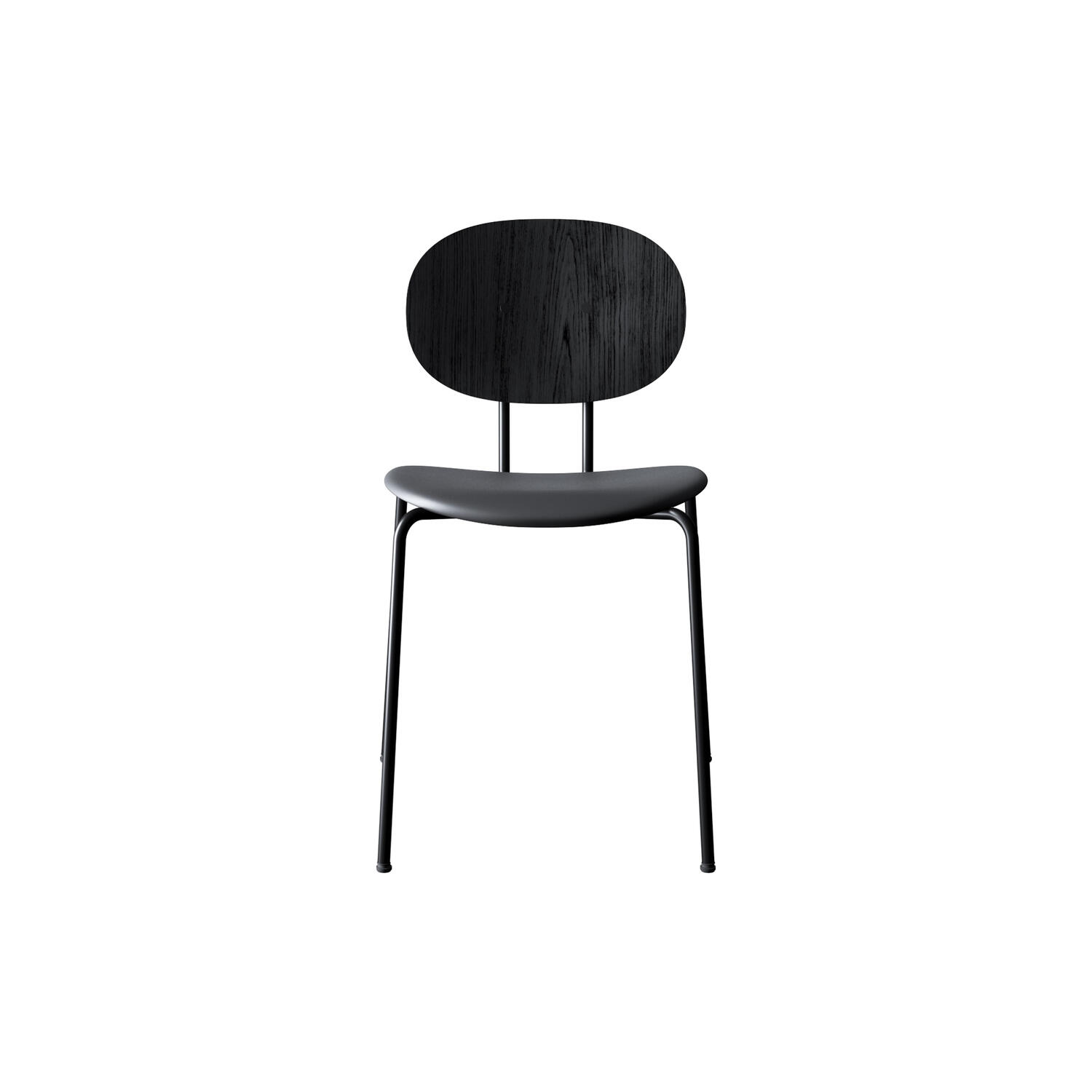 PIET HEIN Chair, black lacquered oak/Solid Black 509