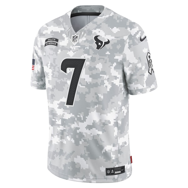C.J. Stroud Houston Texans Nike 2024 Salute to Service Limited Jersey - Arctic Camo