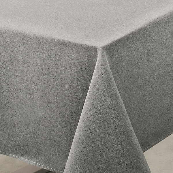 Nappe déperlante anti-taches- Effet lin (145x240 cm - Gris anthracite)