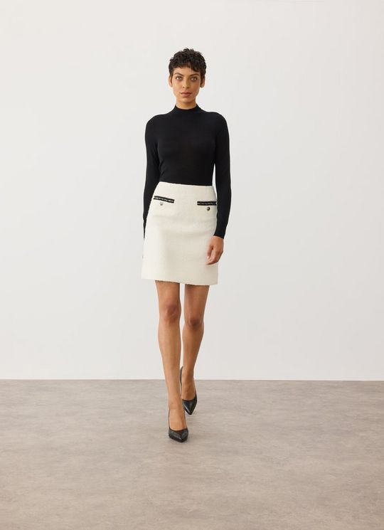 Ellie Black Sustainably Sourced Merino Turtle Neck Jumper