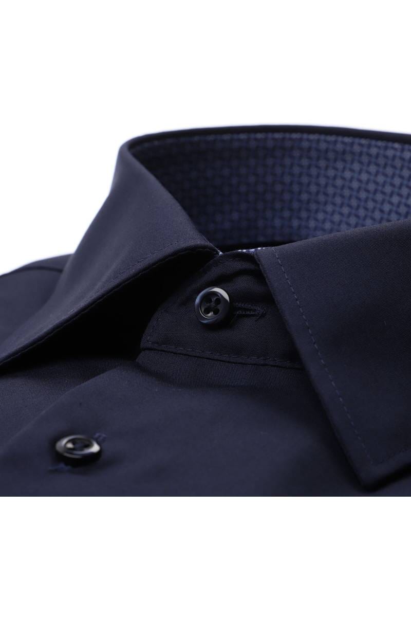 ETERNA Modern Fit Hemd blau, Einfarbig (super langer Arm)