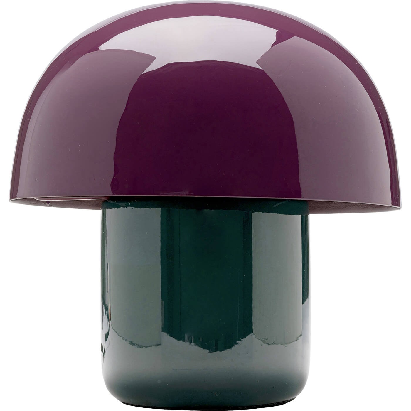 Kare Design Tafellamp Mushroom - 20cm - paars en groen