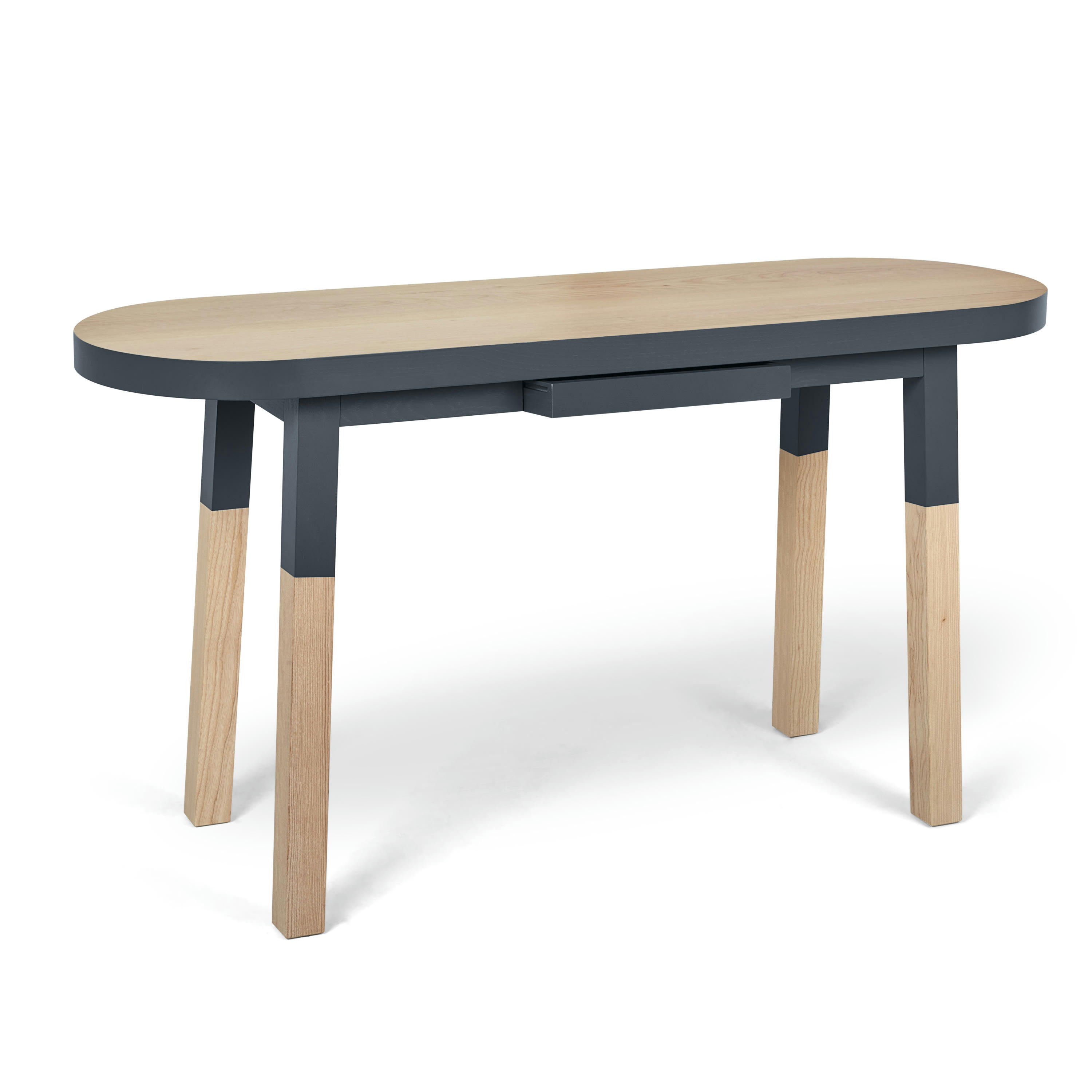 EGEE - Bureau Console 100 cm, 100% frêne massif