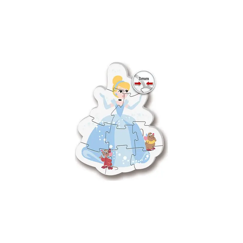 Puzzle 4-teilig Princess