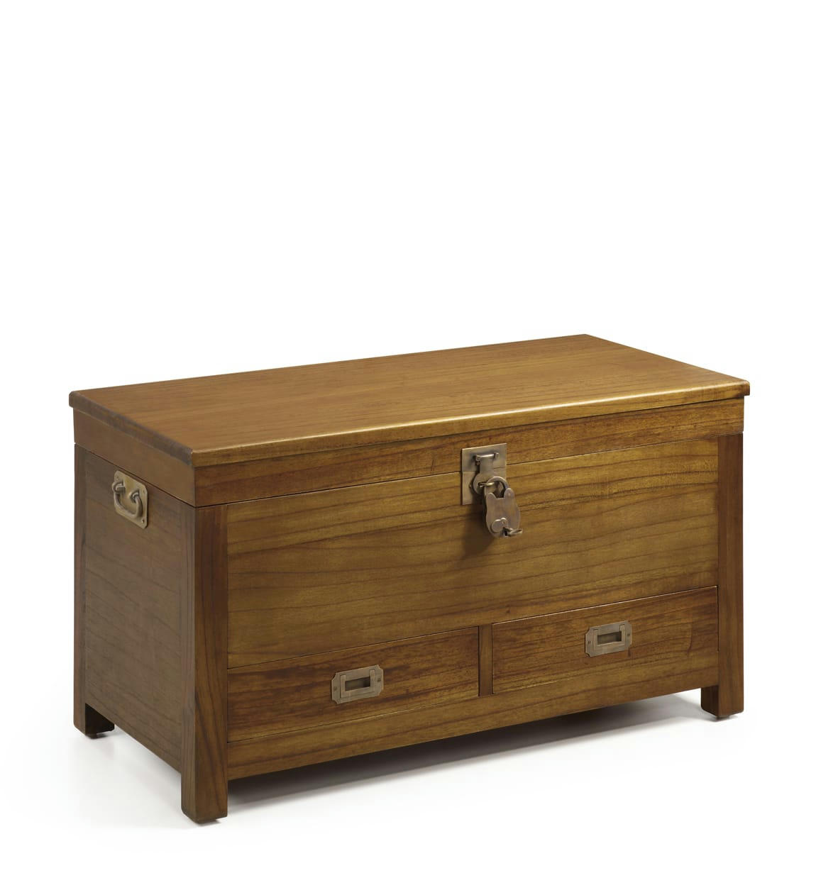 STAR - Coffre en bois marron