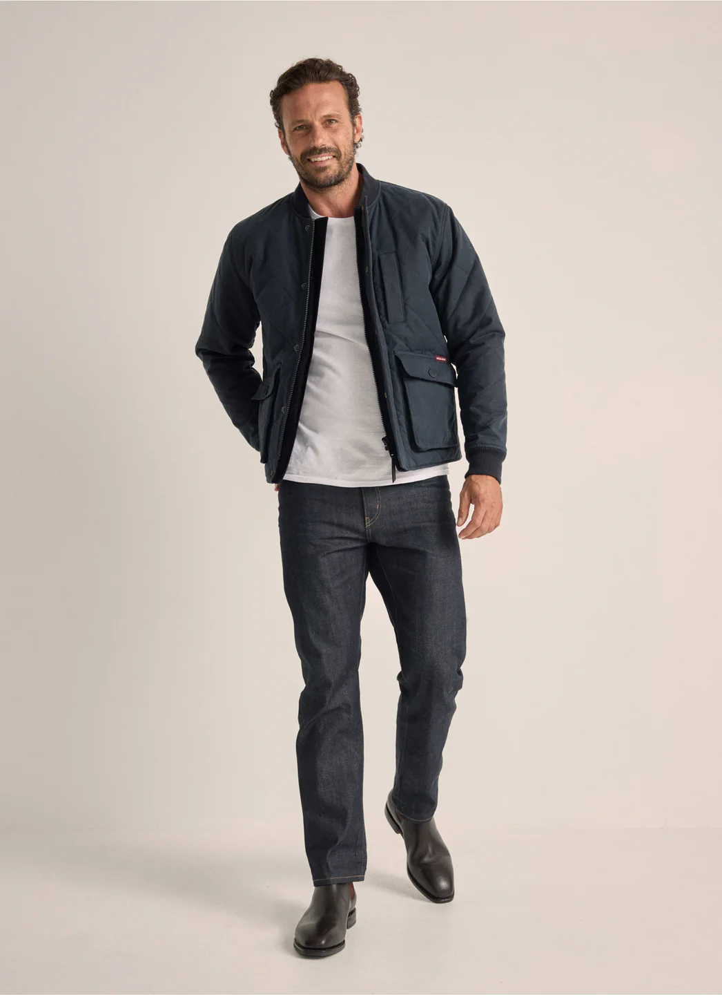 Vintage Wax Quilted Bomber