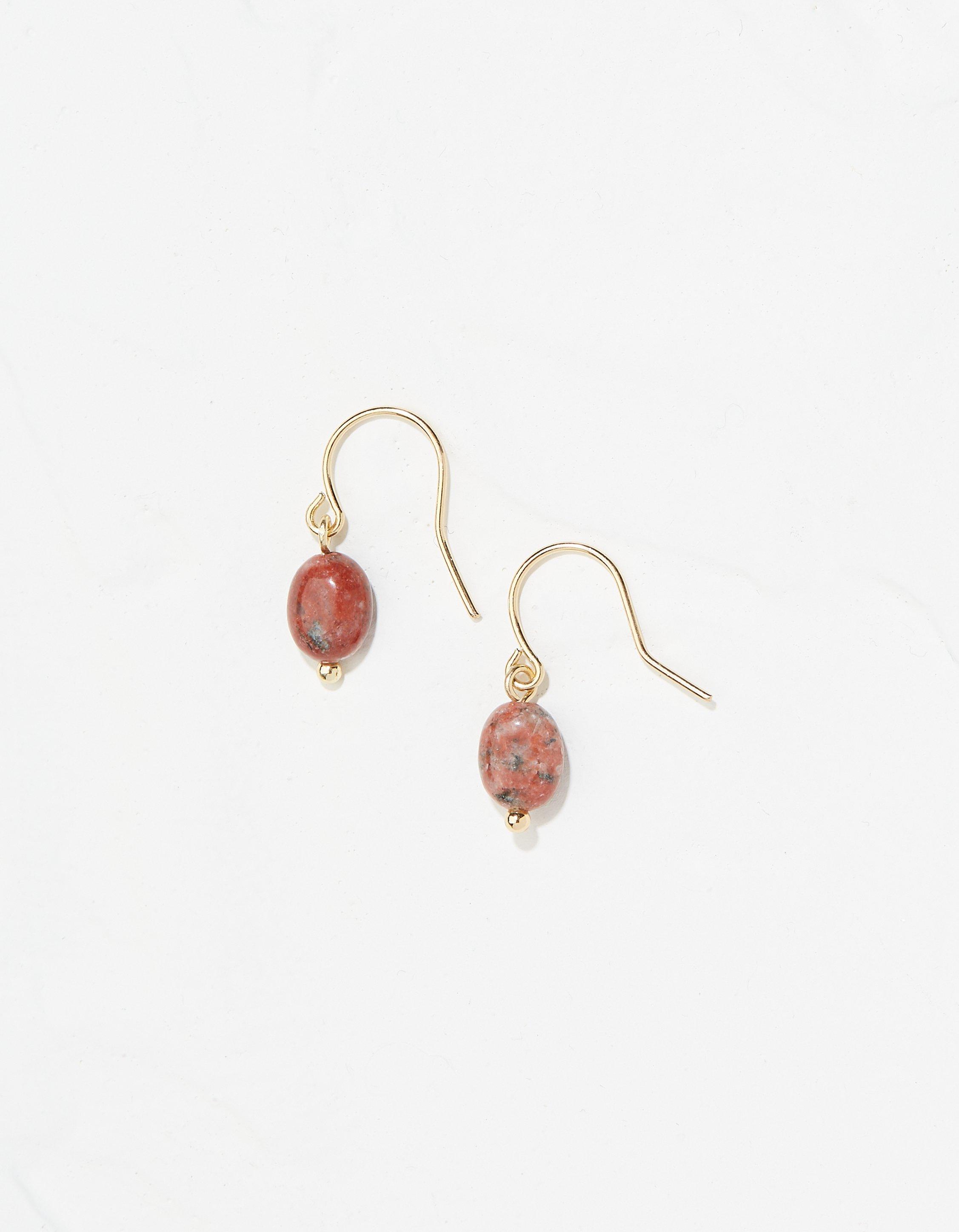 Stone Drop Earrings