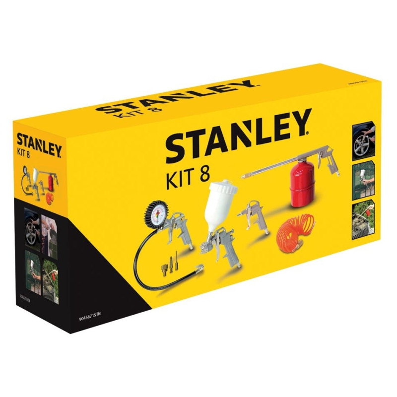 Kit de 8 accessoires pour compresseur STANLEY