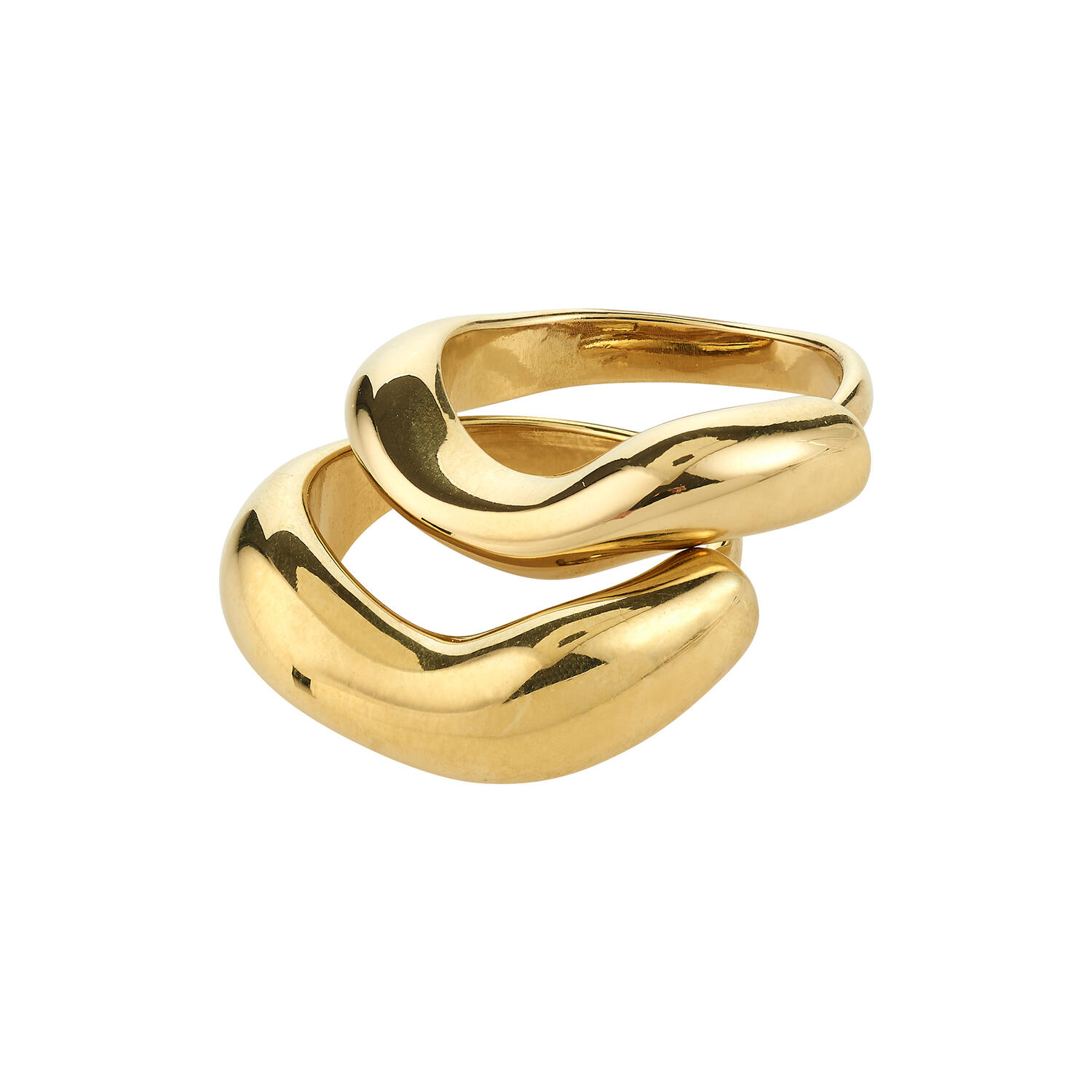 CALLAWAY ringe 2-i-1 s&aelig;t, guldbelagt