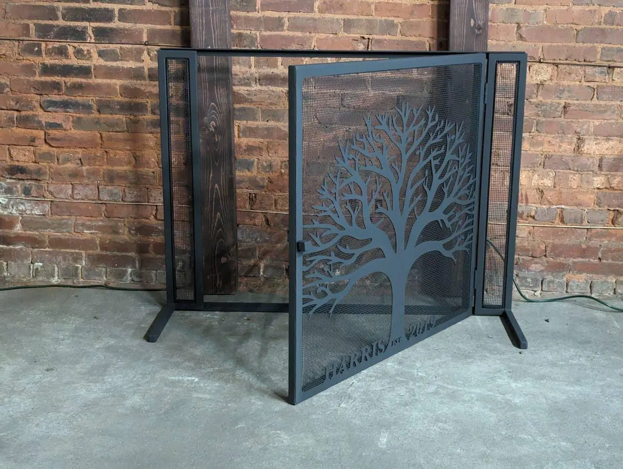 Custom Fireplace Screen