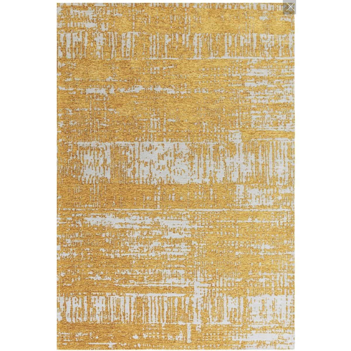 BAUS - Tapis de salon en polyester jaune 200x290 cm