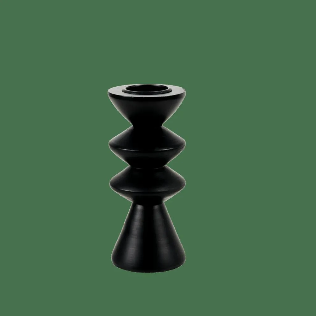 Porte-Bougies|Halloween^CASA ZIGZAG Support Bougie Chauffe-plat Noir