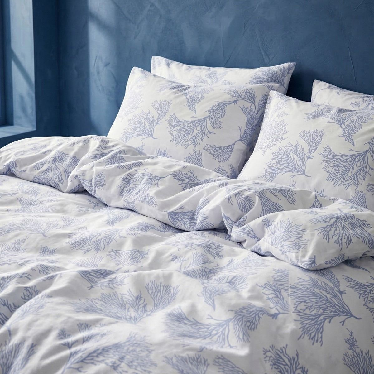 Pościel CORAL bawełniana ze wzorem 140x200   1*70x80 cm