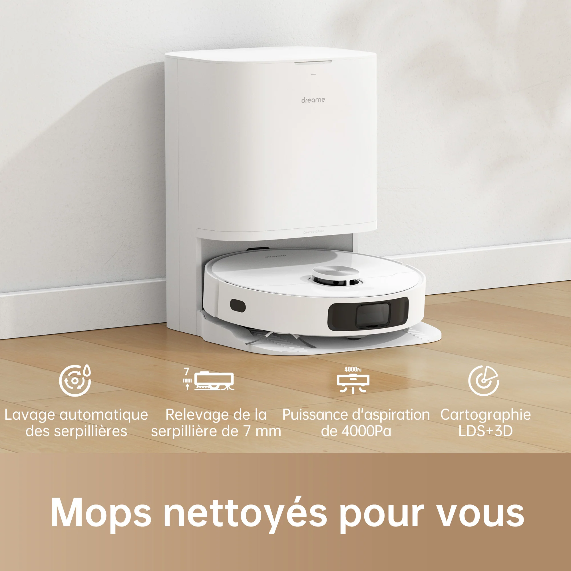 Dreame L10 Prime Robot Aspirateur Laveur Amazon