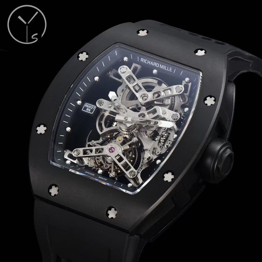 Richard Mille RM 027 Rafael Nadal Tourbillon Carbon Watch -14