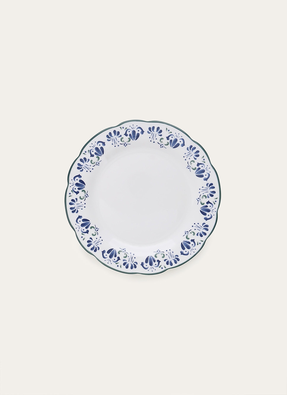 ASSIETTE à DESSERT EN PORCELAINE MULTICOLORE