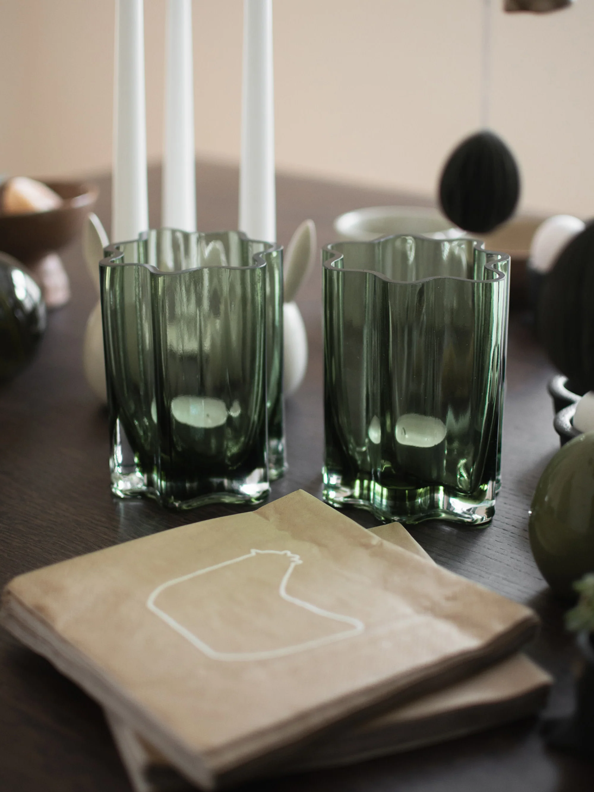 Kerzenhalter Filter aus Glas
