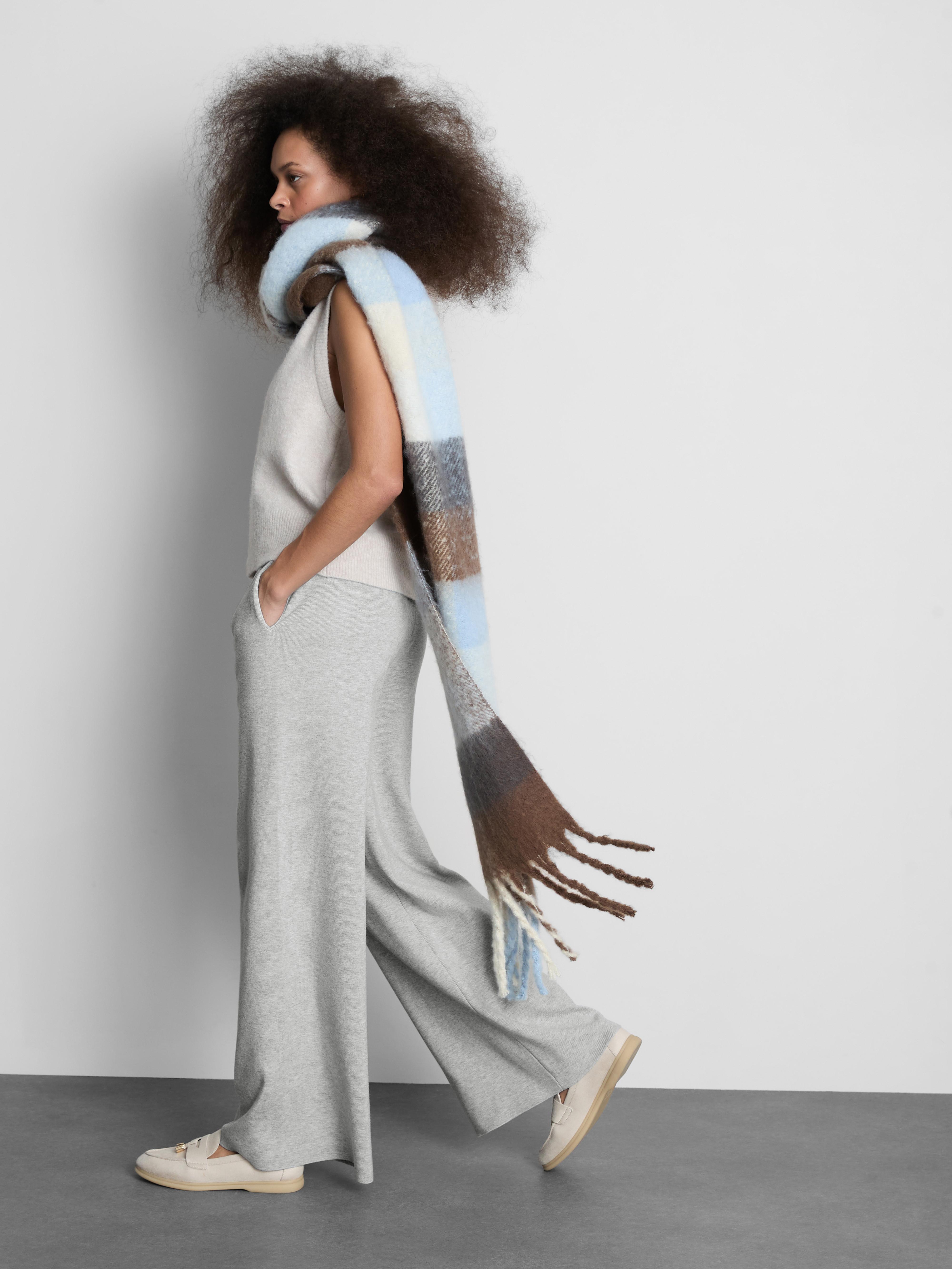 Wide-Leg Compact Pants