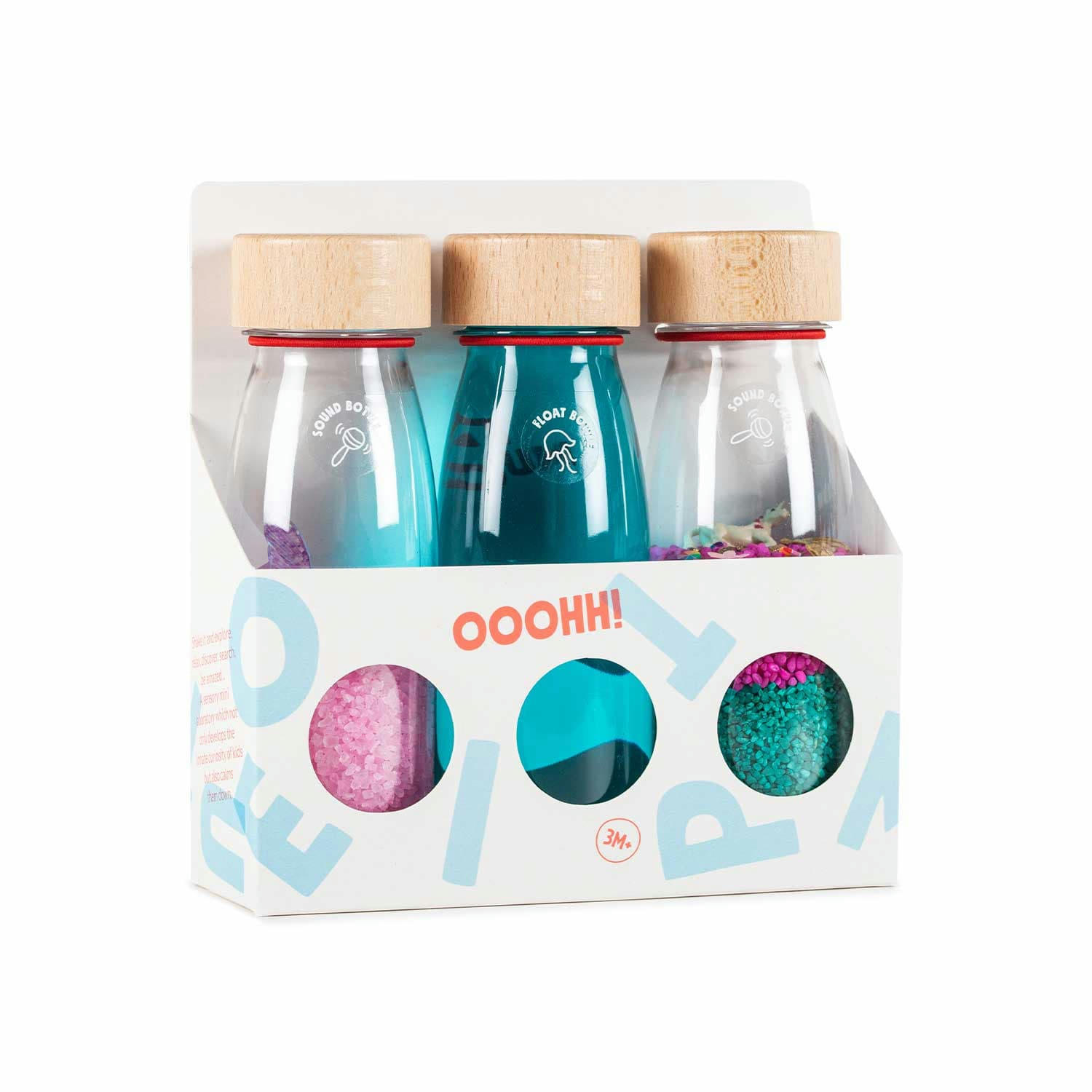 - Pack de 3 bouteilles sensorielles