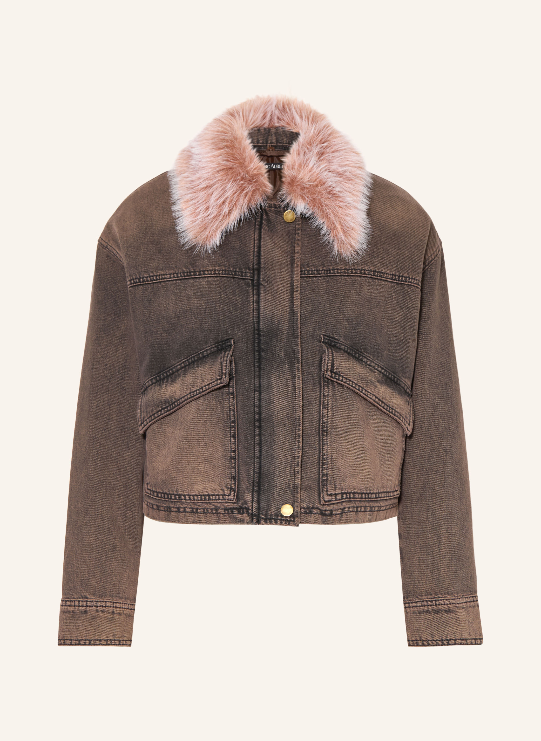 MARC AUREL Jeansjacke mit abnehmbarem Kragen