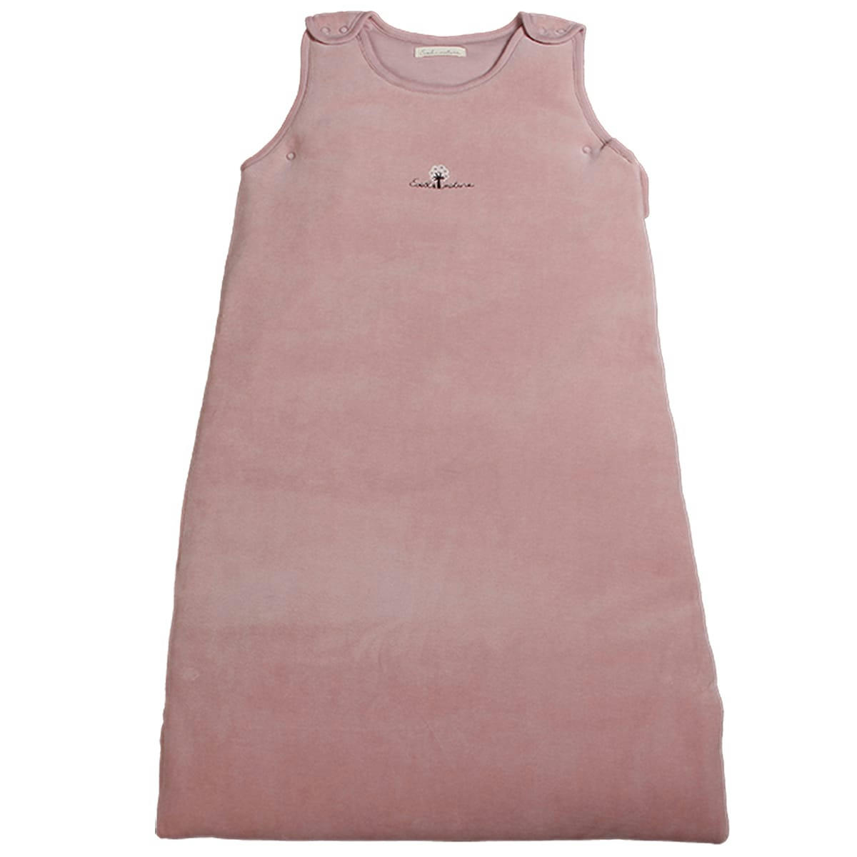 GAMME BIO UNIS - Gigoteuse hiver 70/90 cm 6-18 mois Coton bio Bois de rose